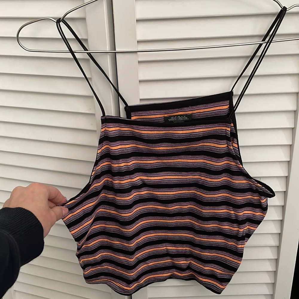 Wild fable ribbed top